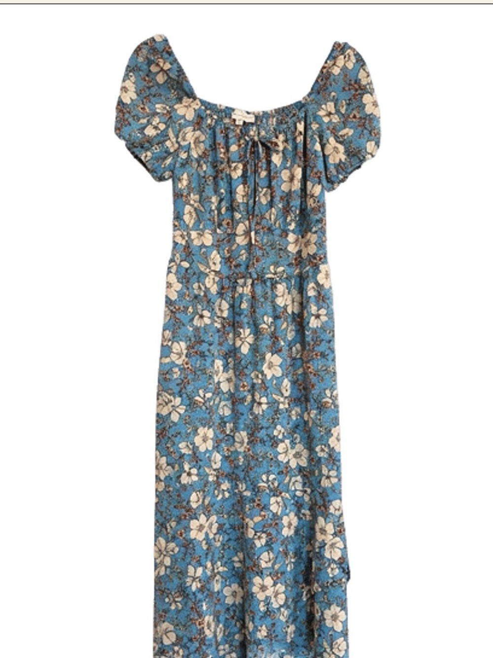 Blue floral sundress